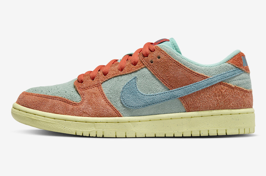Nike SB Dunk Low Orange Emerald Rise