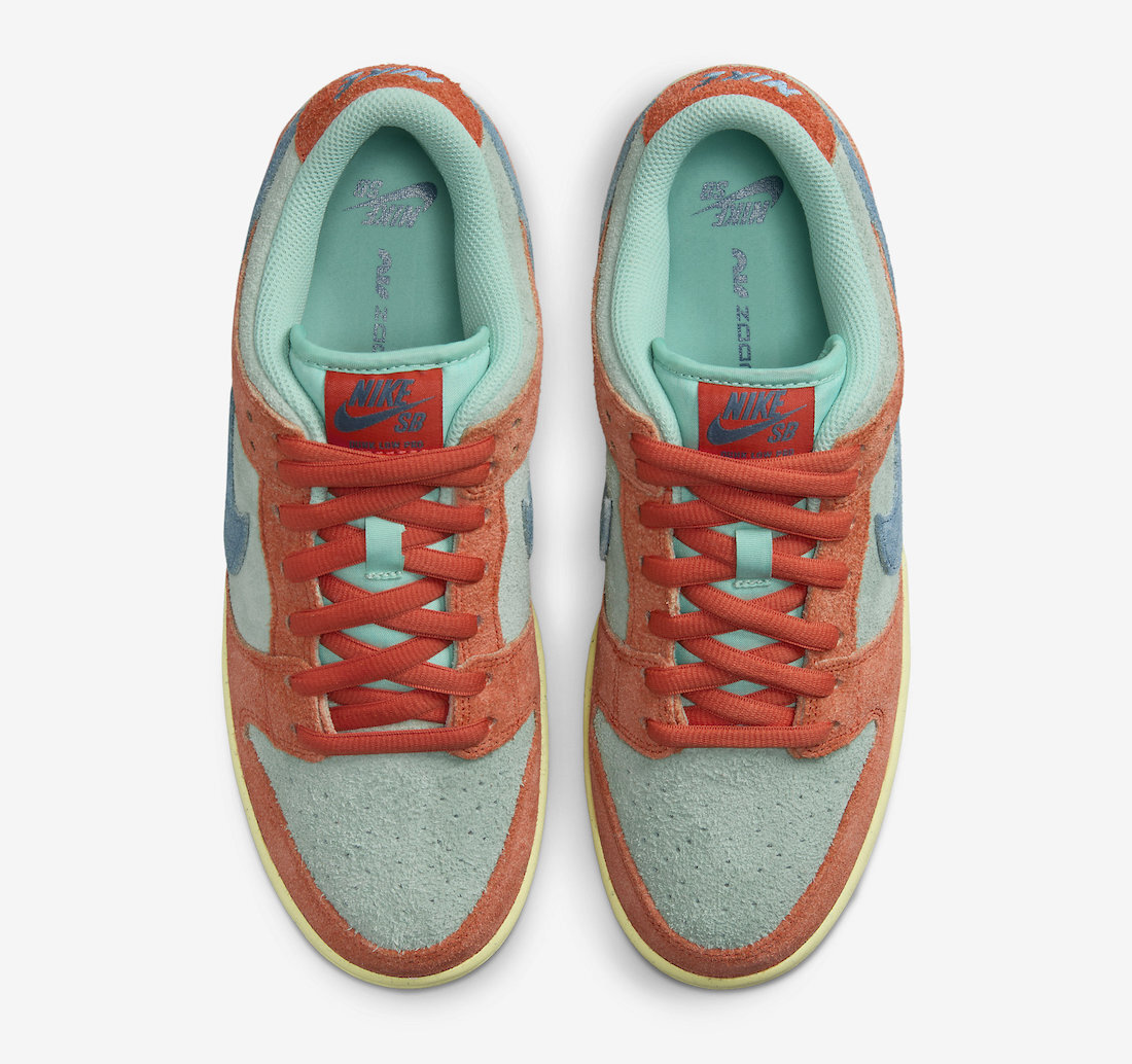 Nike SB Dunk Low Orange Emerald Rise Men