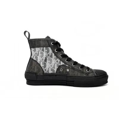 B23 High Top Canvas Oblique Black 3SH118YJP_H960 02
