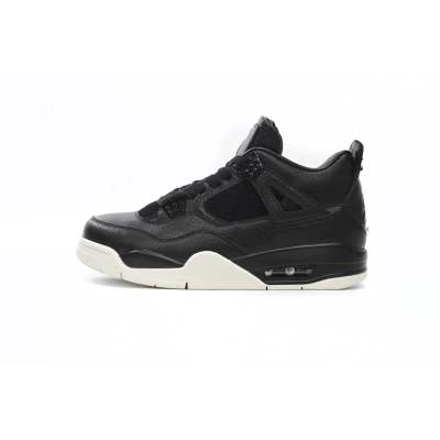 Jordan 4 Retro Pony Hair Black 819139-010 01
