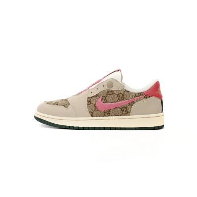 Air Jordan 1 Low Gucci Roseo AV3918-399 01