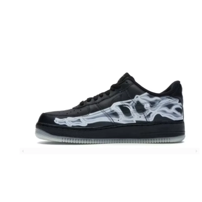 Nike Air Force 1 Low Black Skeleton Halloween BQ7541 001 01