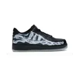 black skeleton air force 1