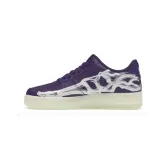 Nike Air Force 1 Low '07 QS Purple Skeleton Halloween