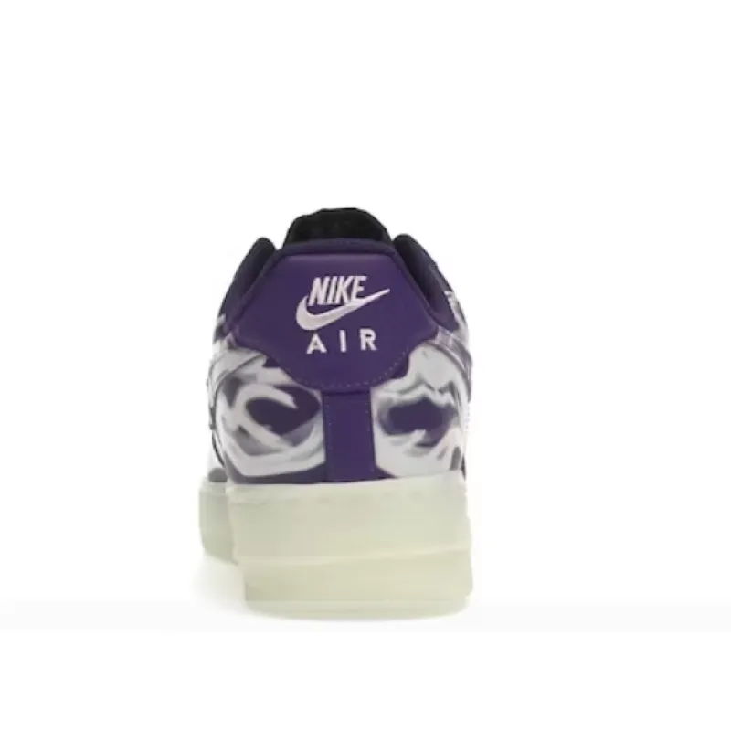Nike Air Force 1 Low '07 QS Purple Skeleton Halloween CU8067-500