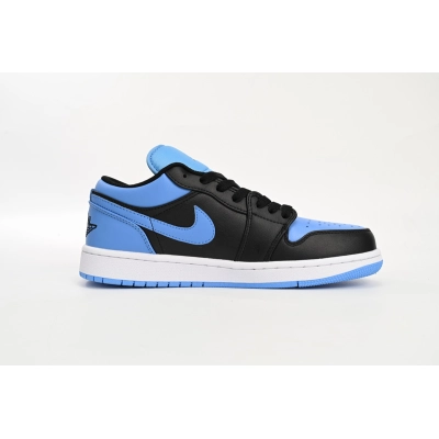 Air Jordan 1 Low Black University Blue 553558-041 02