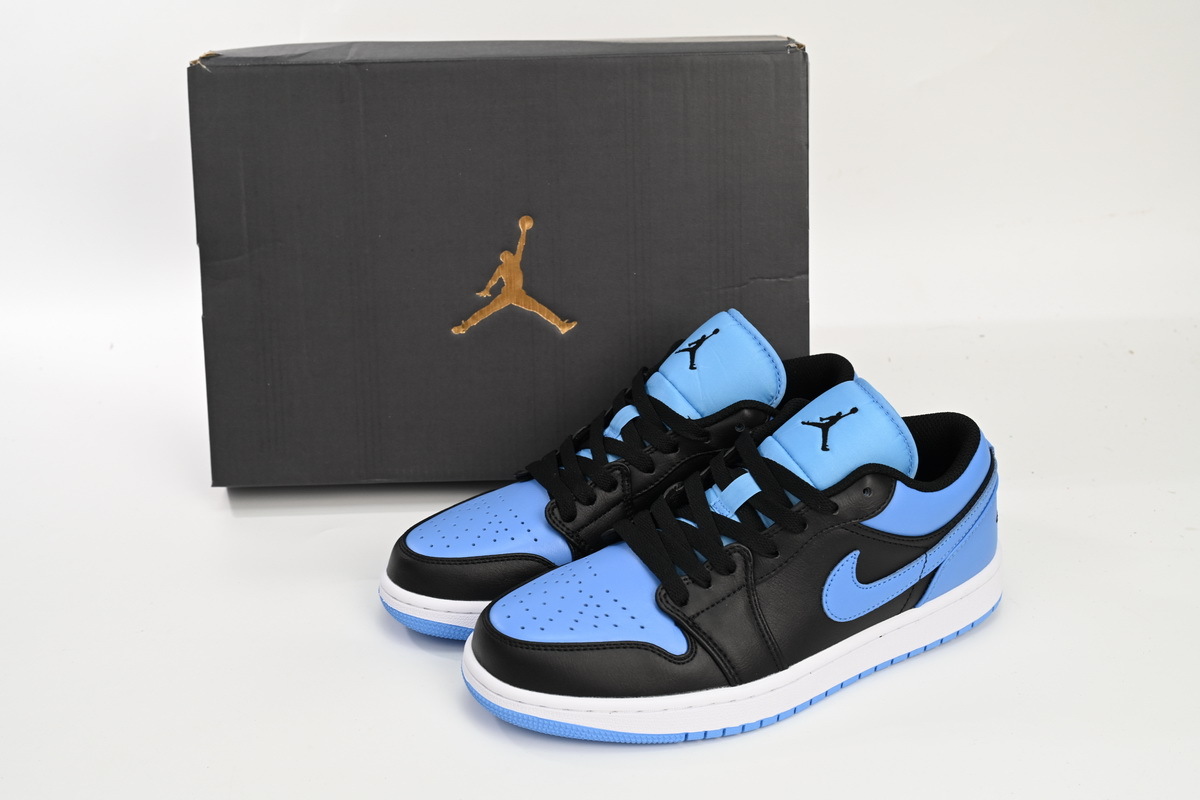 jordan 1 black university blue