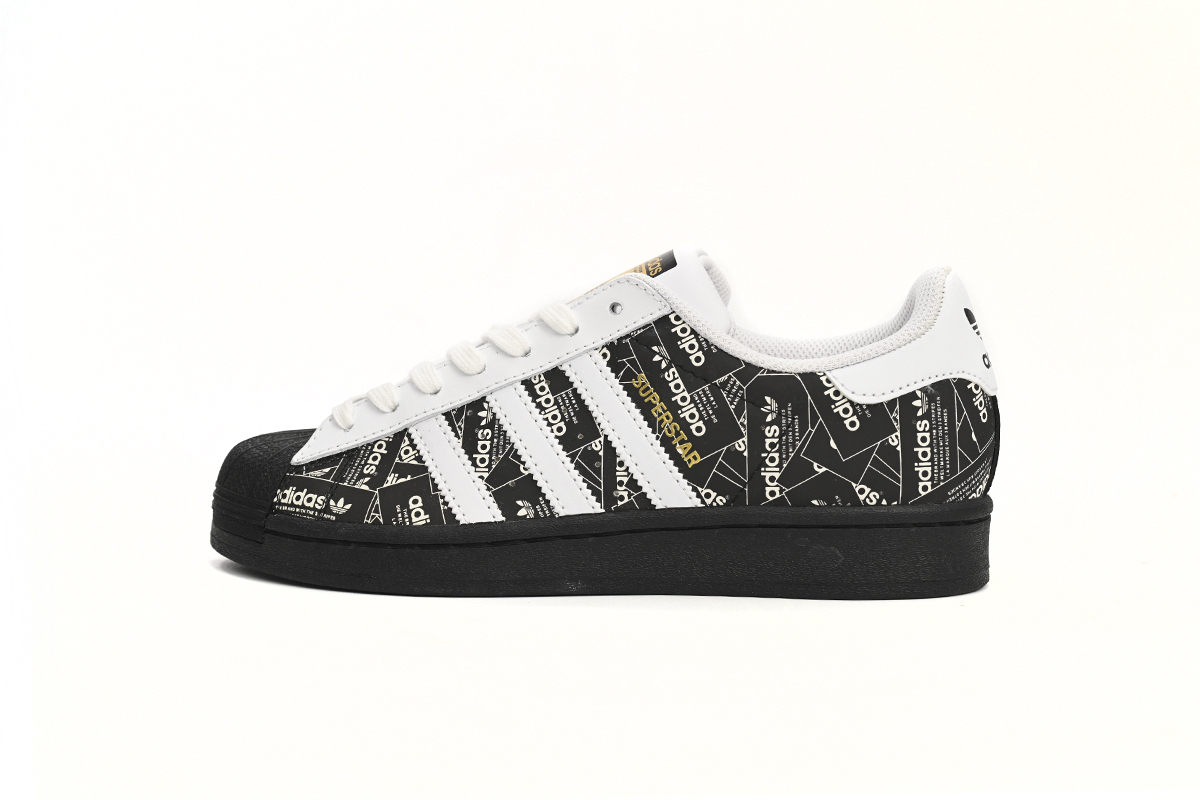 adidas Superstar All Over-Print Black