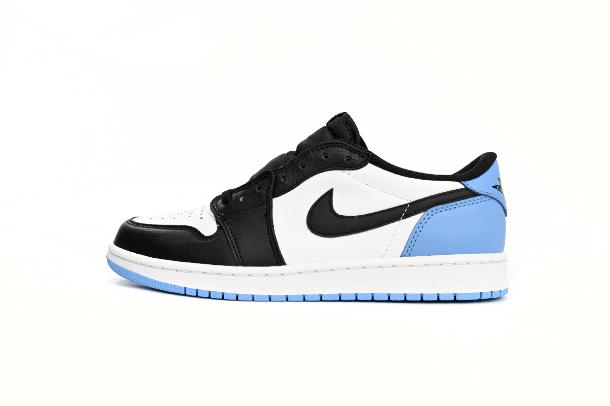 Jordan 1 Retro Low OG Black Dark Powder Blue