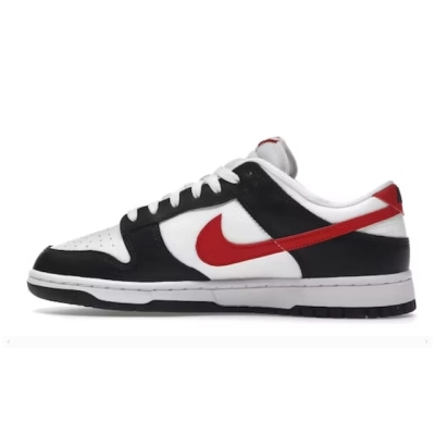 Nike Dunk Low Retro Red Swoosh Panda FB3354-001 01
