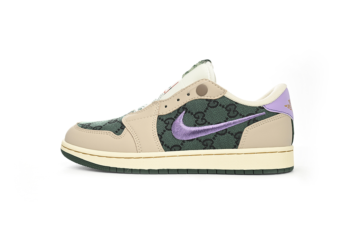 Air Jordan 1 Low Gucci Green Purple