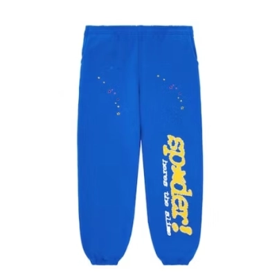 Sp5der TC Sweatpants Blue  01