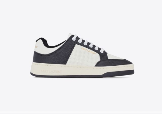 Saint Laurent SL/61 Low Top White and Black