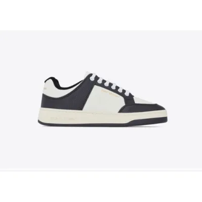 Saint Laurent SL/61 Low Top White and Black  01