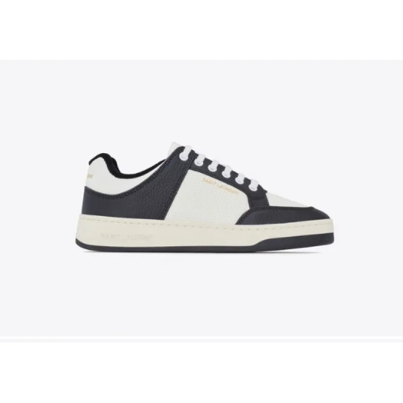 Saint Laurent SL/61 Low Top White and Black