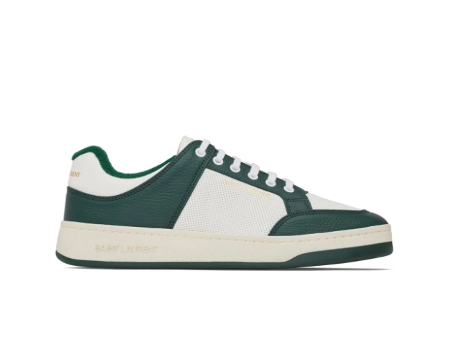 Saint Laurent SL/61 leather sneakers Green