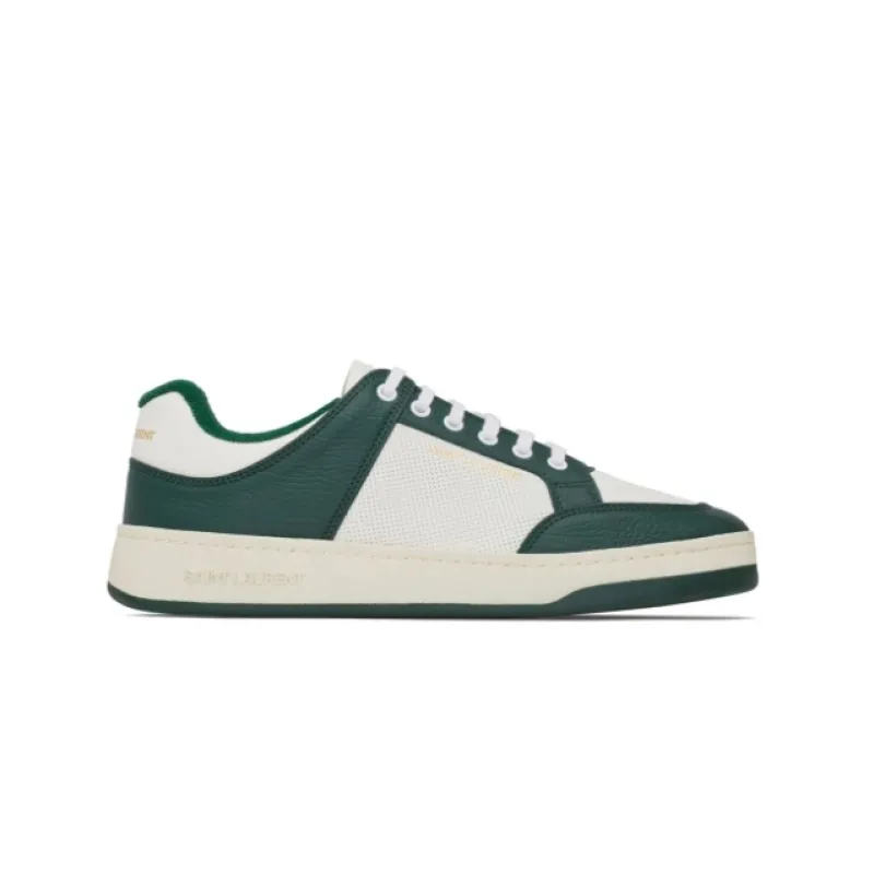 Saint Laurent SL/61 leather sneakers Green
