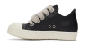 Rick Owens Jumbo Lace Padded Sneaks Low Black Milk