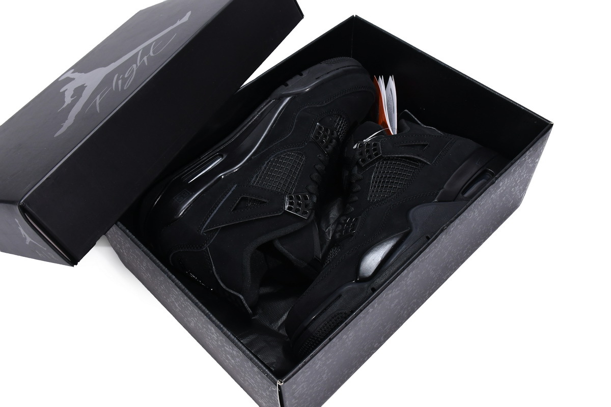 black cats jordan 4 reps