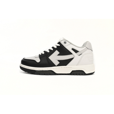 OFF-WHITE Out Of Office OOO Low Tops Light Grey Black OMIA189F 22LEA001 0709 01