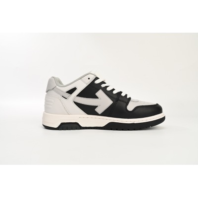 OFF-WHITE Out Of Office OOO Low Tops Light Grey Black OMIA189F 22LEA001 0709 02