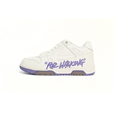 OFF-WHITE Out Of Office OOO Low Tops White Purple Printing OWIA259S 23LEA003 0136  01