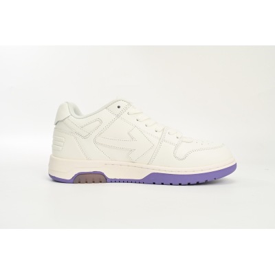 OFF-WHITE Out Of Office OOO Low Tops White Purple Printing OWIA259S 23LEA003 0136  02