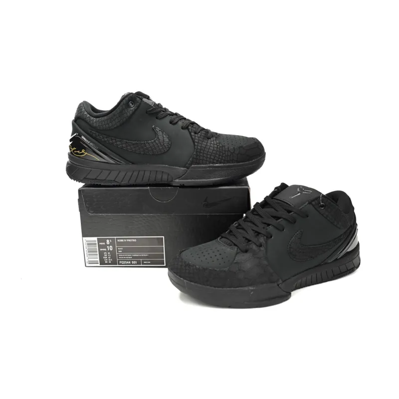 Nike Kobe 4 Protro Black Mamba FQ3544-001