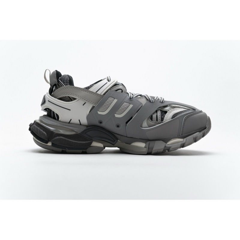 grey and white balenciaga track