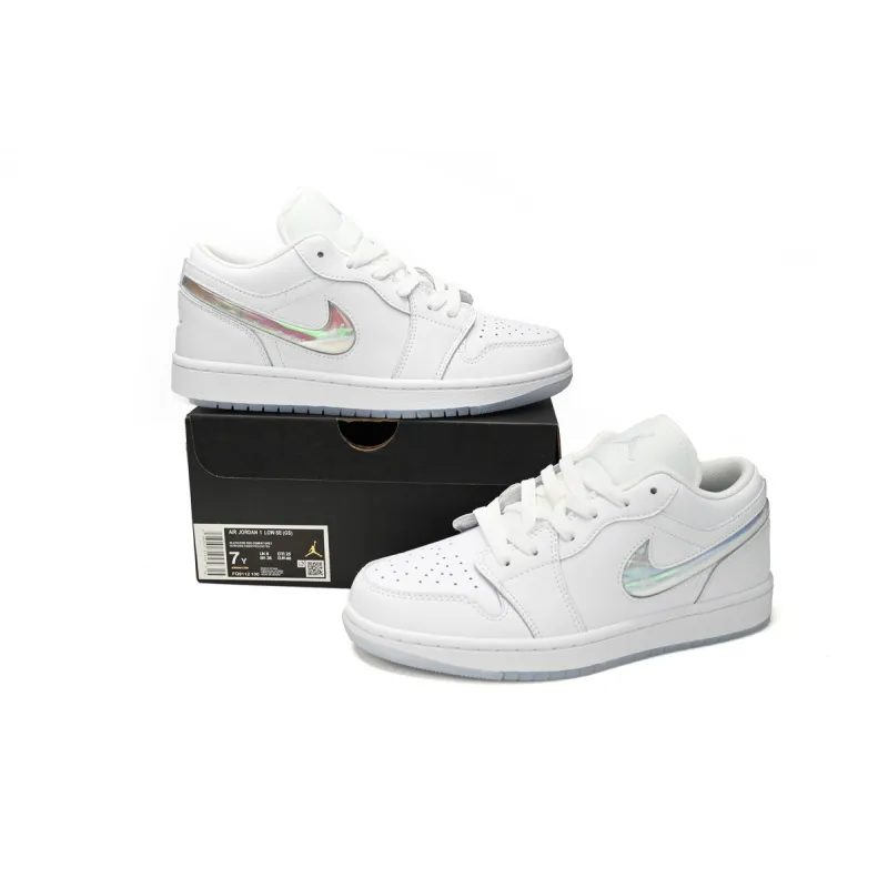jordan 1 low glitter swoosh men