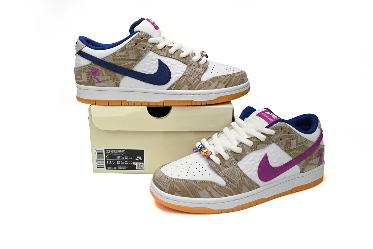 Rayssa Leal x Dunk Low SB Deep Royal Vivid Purple FZ5251 001