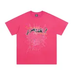 Sp5der Worldwide T-Shirt Black and Pink