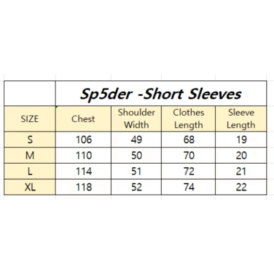 Sp5der Multicolor T-Shirt  02