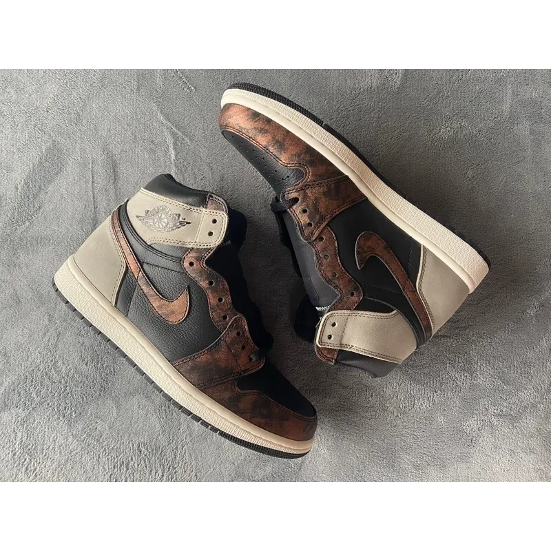 Jordan 1 Retro High Light Army Rust Shadow Patina 555088-033