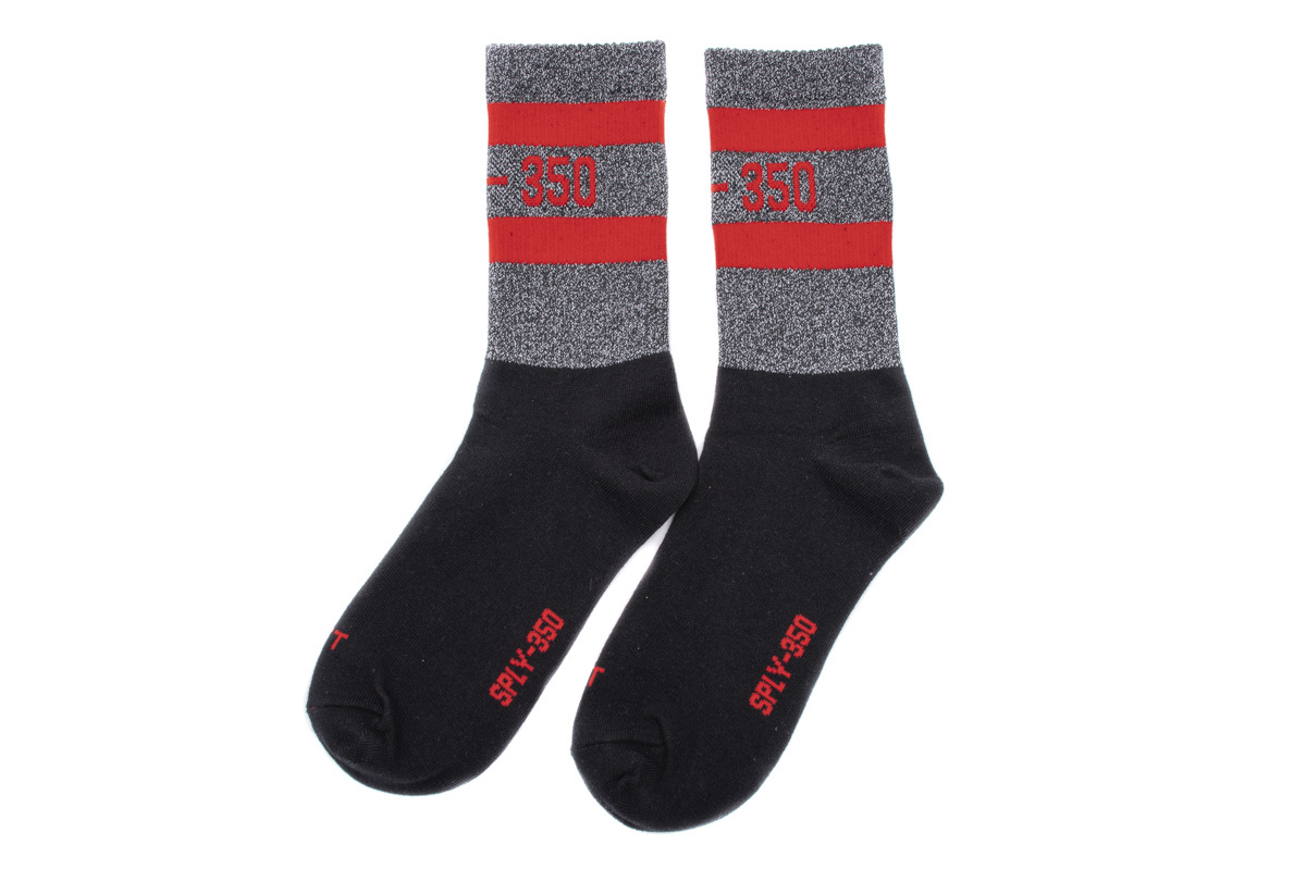 Yeezy Sply-350 Grey Reflective Sock