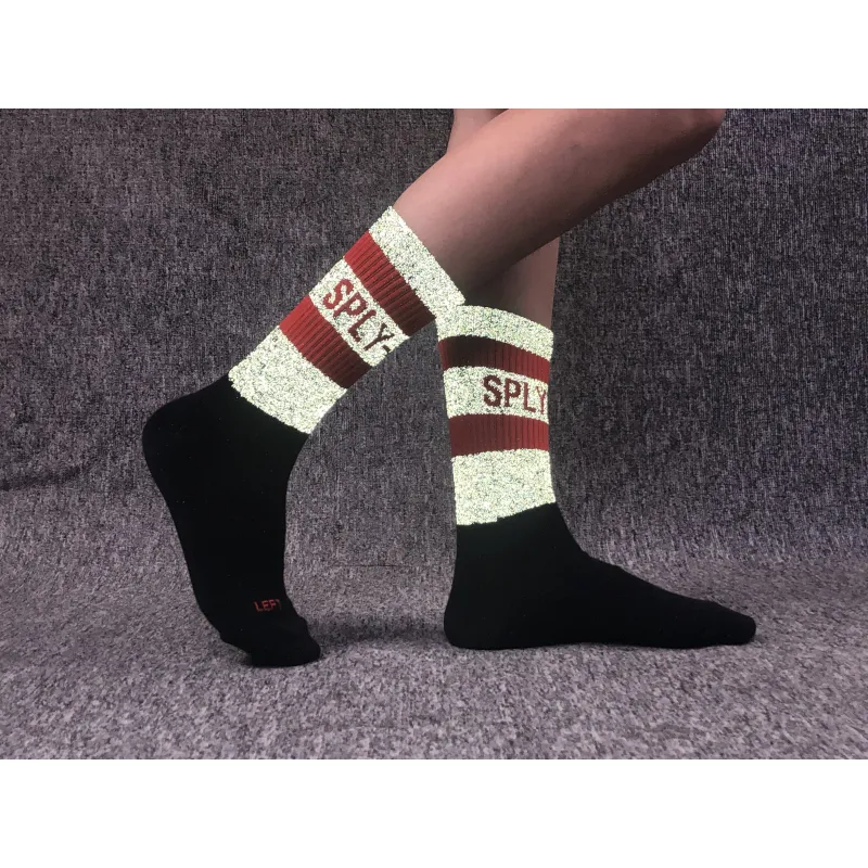 Yeezy Sply-350 Grey Reflective Sock