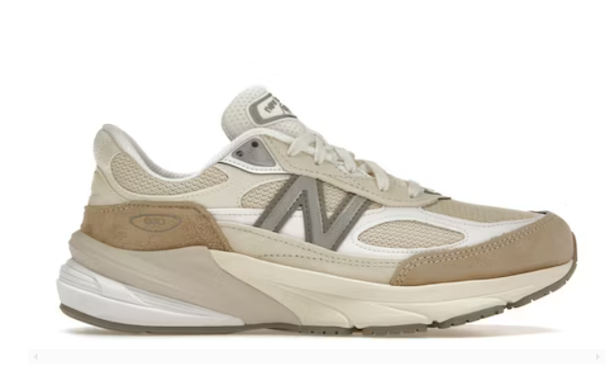 New Balance 990v6 Cream And White M990SS6