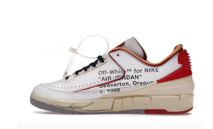 Jordan 2 Retro Low SP Off-White White Red DJ4375-106