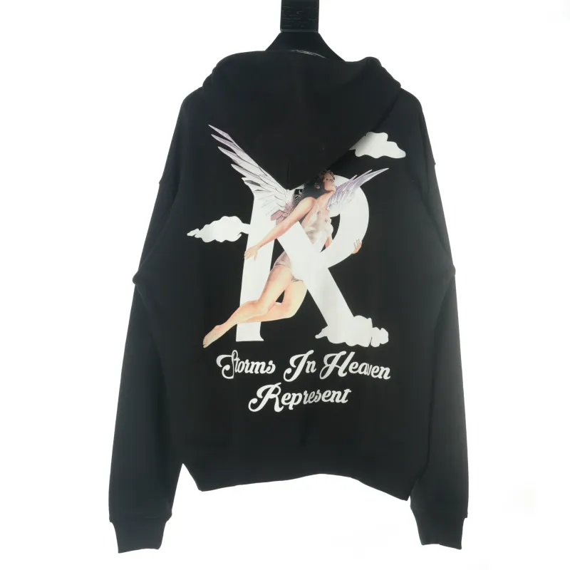 Represent 23FW Black Hoodies
