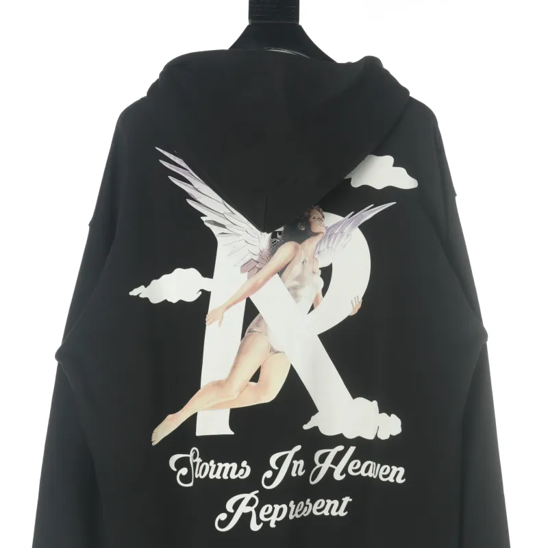 Represent 23FW Black Hoodies