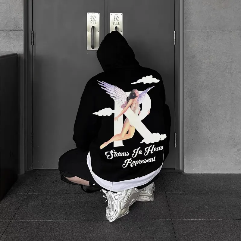 Represent 23FW Black Hoodies