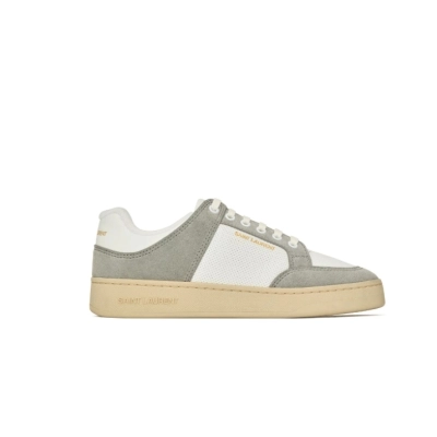 Saint Laurent SL/61 leather sneakers Grey 01