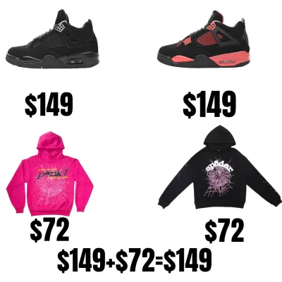 Buy one shoes get one free hoodie 01