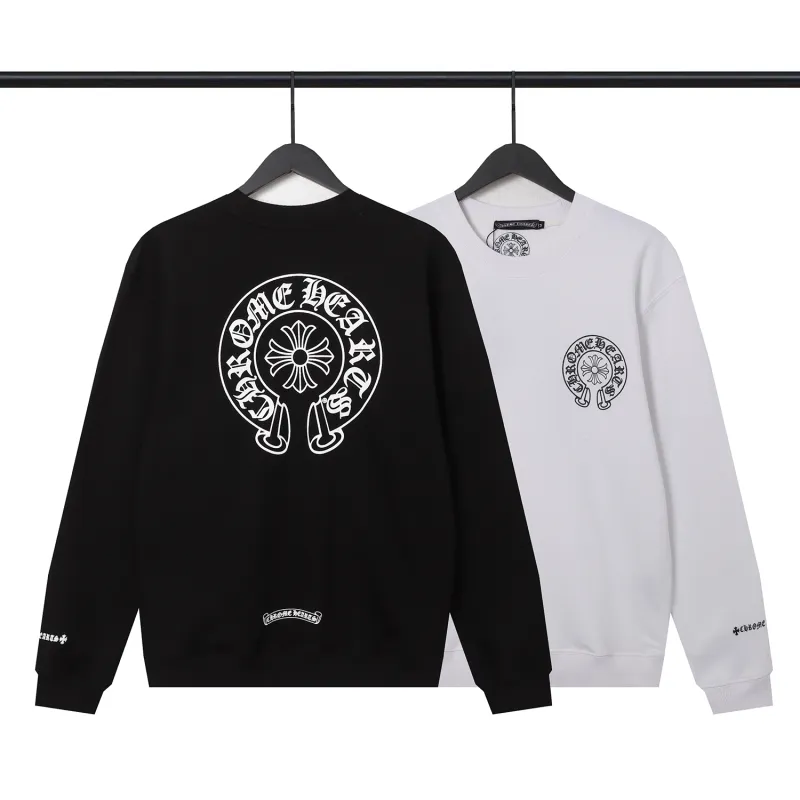 Chrome Heart Black and White Hoodie 8301