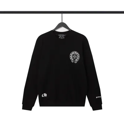 Chrome Heart Black and White Hoodie 8301  02