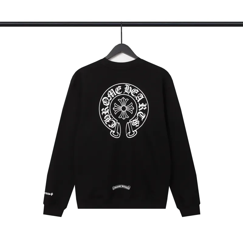 Chrome Heart Black and White Hoodie 8301