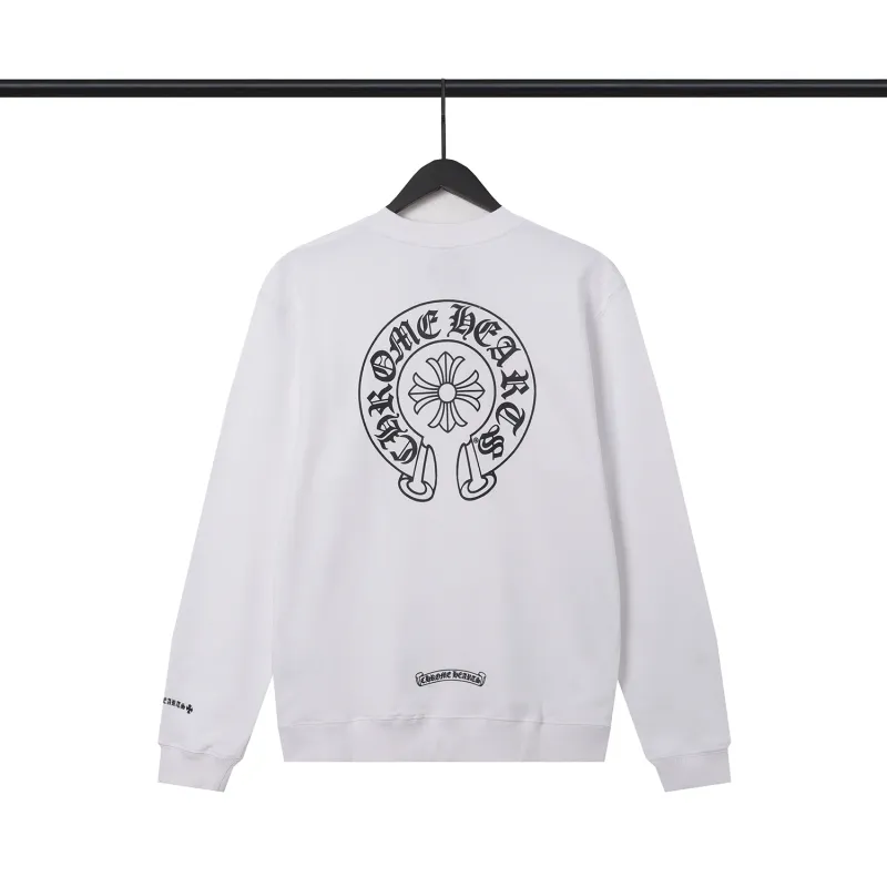 Chrome Heart Black and White Hoodie 8301