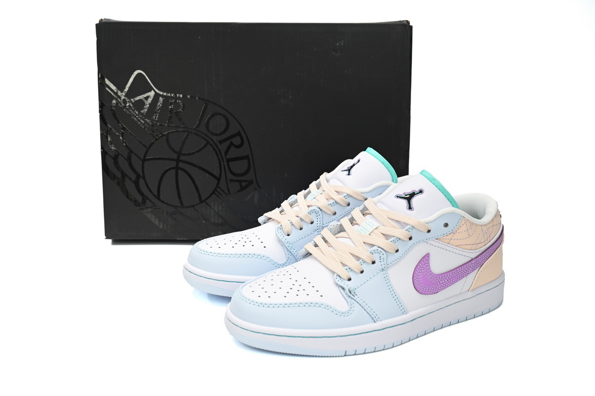 jordan 1 low multi color sashiko women