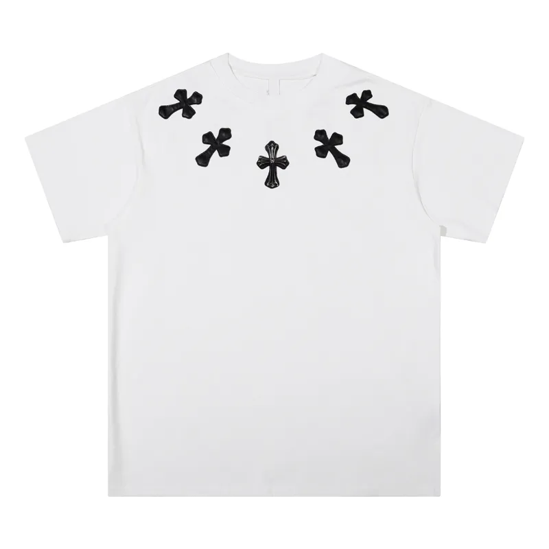 Chrome Heart Men's T-Shirt Black and White 