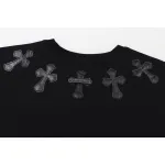 Chrome Heart Men's T-Shirt Black and White 